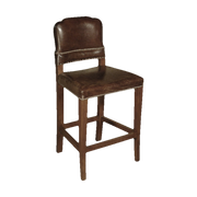 Counter Stool in Vintage Cigar