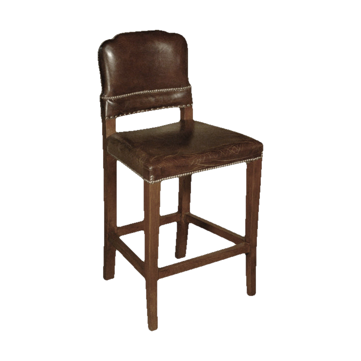 Counter Stool in Vintage Cigar