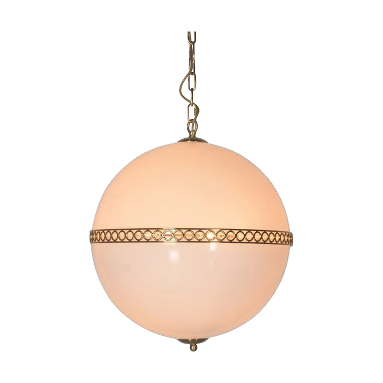 Cranes Chandelier in Brass