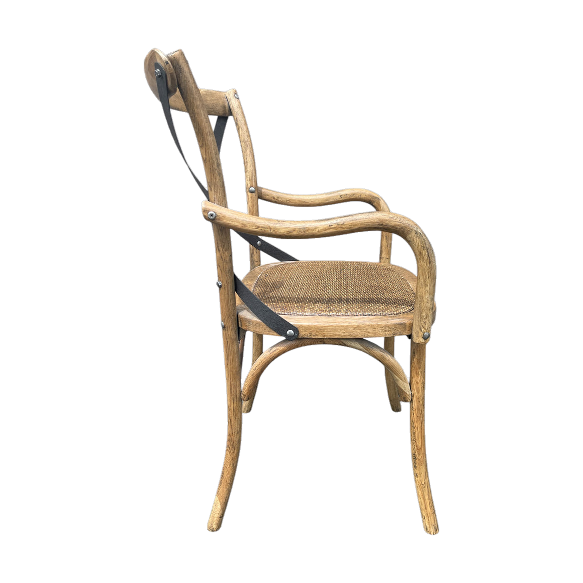 Cross Arm Chair w/ Metal Cross