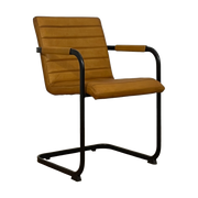 Cybill Armchair in Cognac Leather