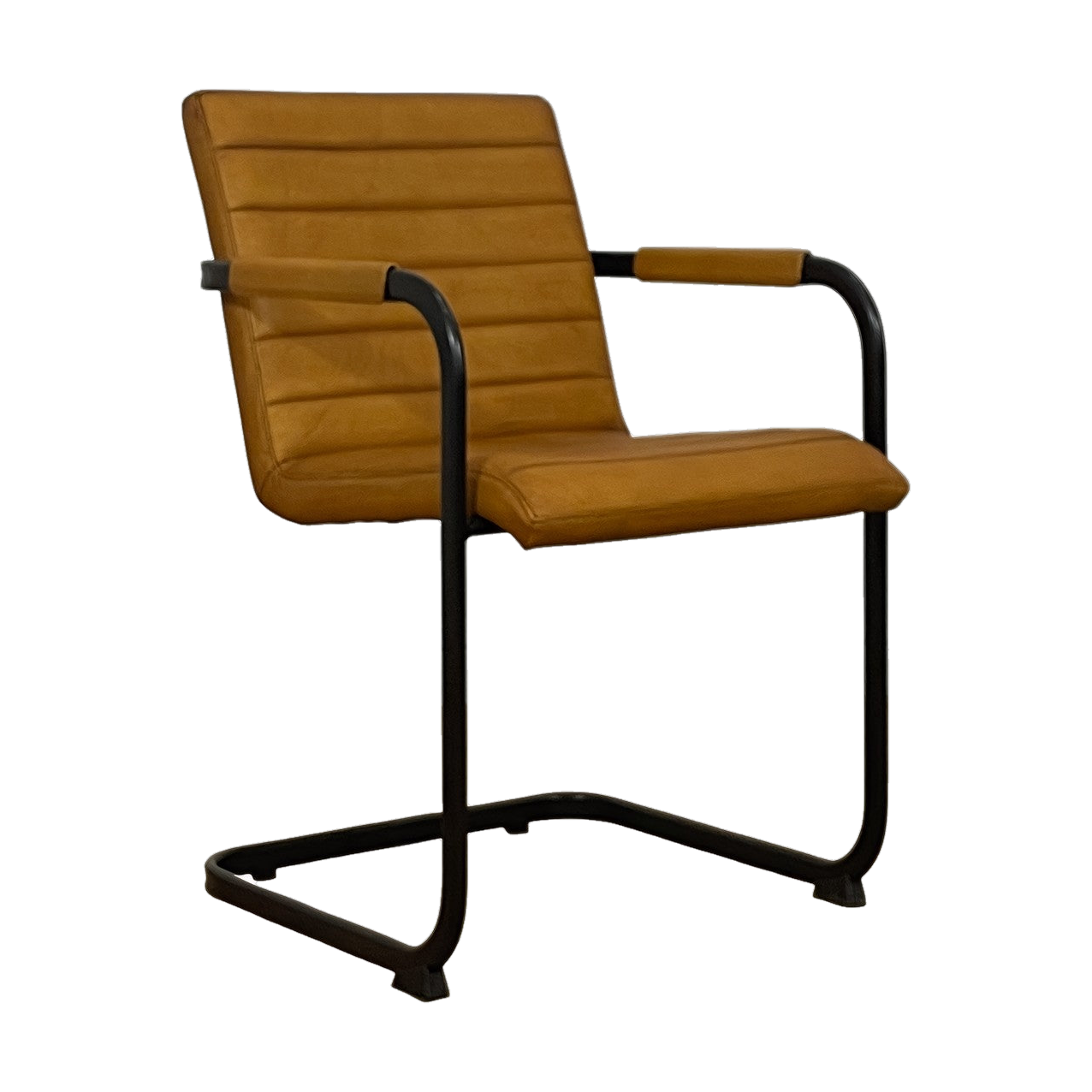 Cybill Armchair in Cognac Leather