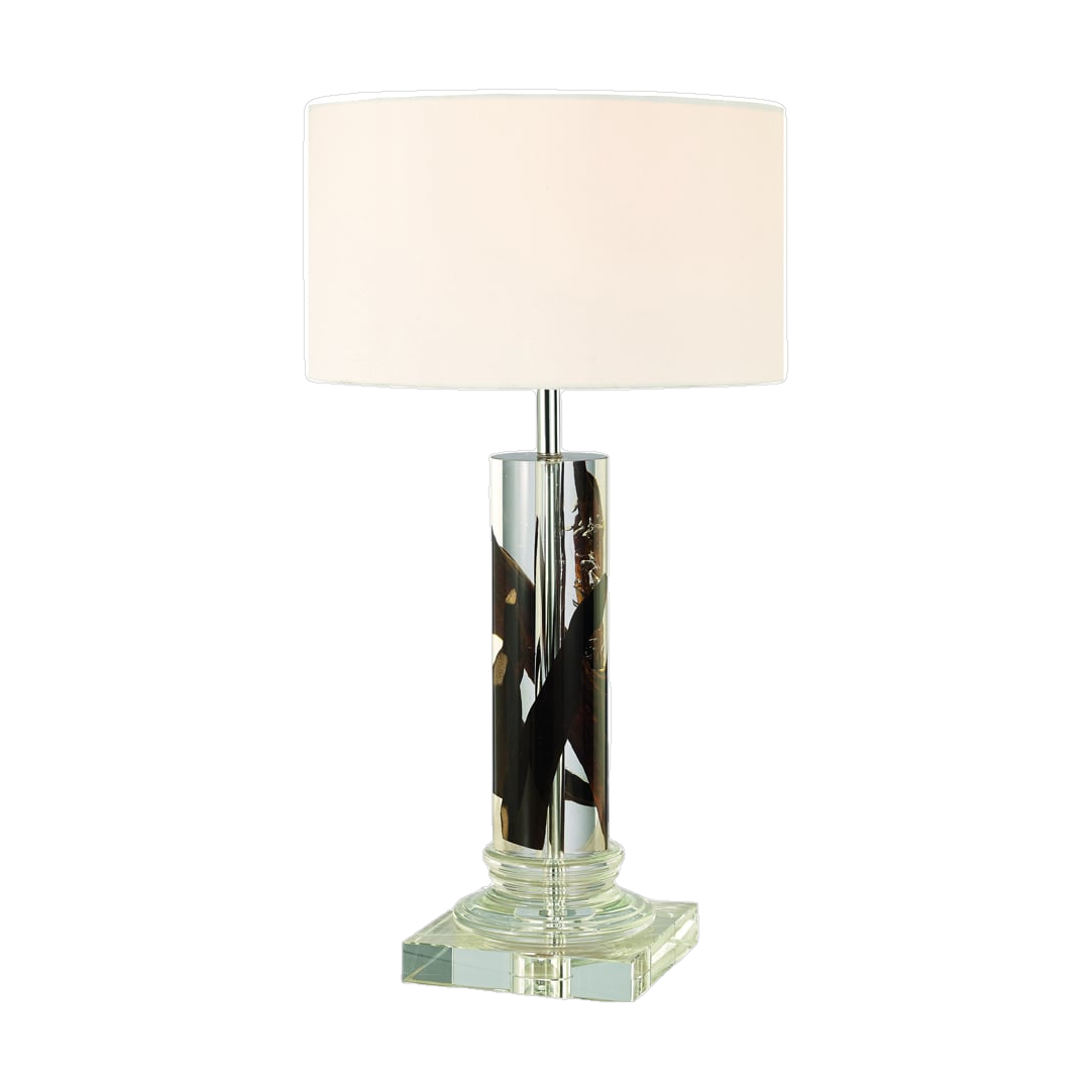 Cylindrical Acrylic Driftwood Lamp Tall