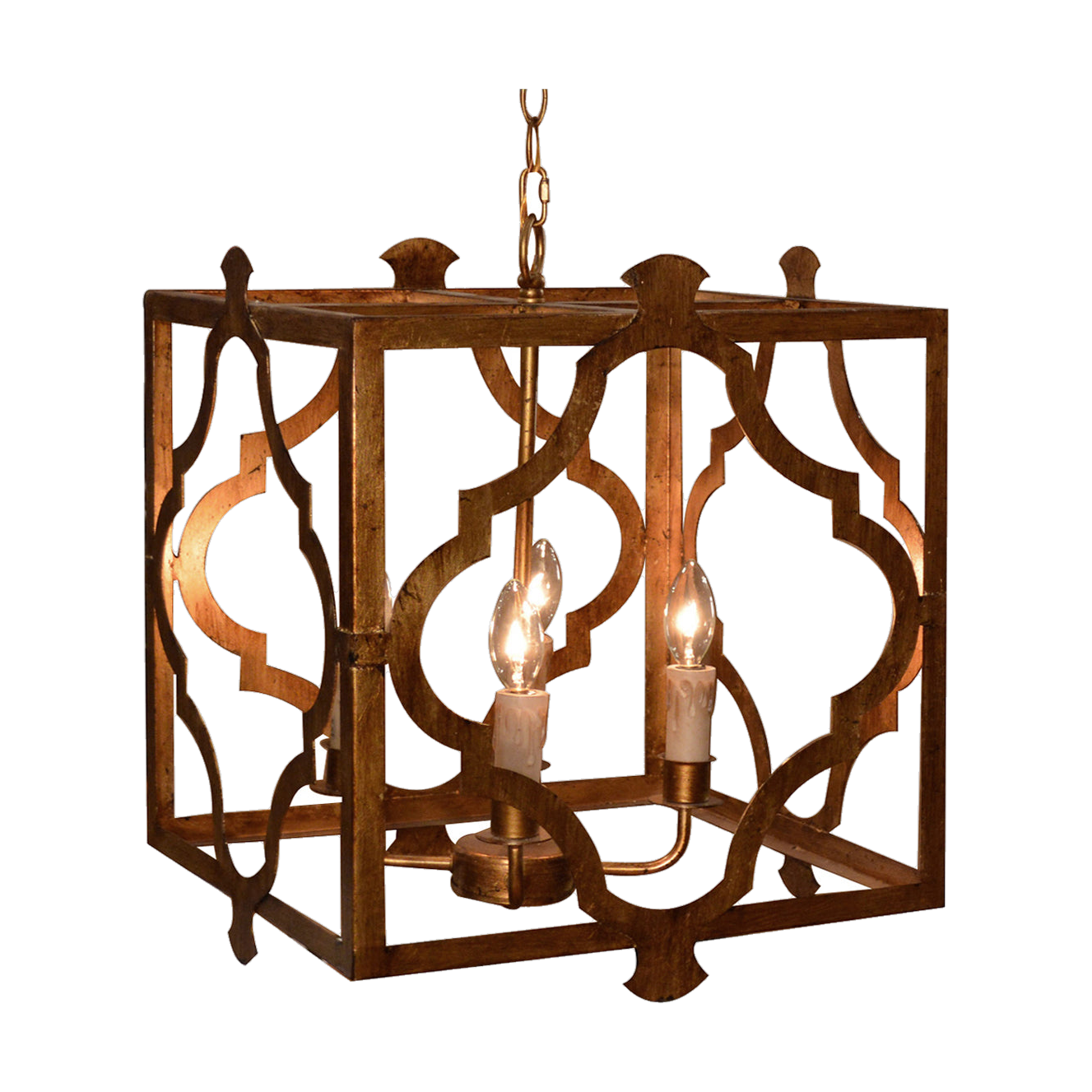 Diamant Pendant in Vintage Brass