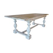 Dining Table in Distressed Antique White