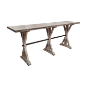 Distressed Bar Height Table