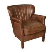 Dolores Armchair in Lt Brown Buffalo