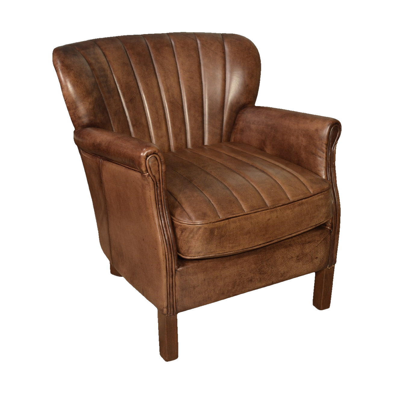 Dolores Armchair in Lt Brown Buffalo