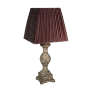 Duke Lamp in Heavy Distressed Gray
