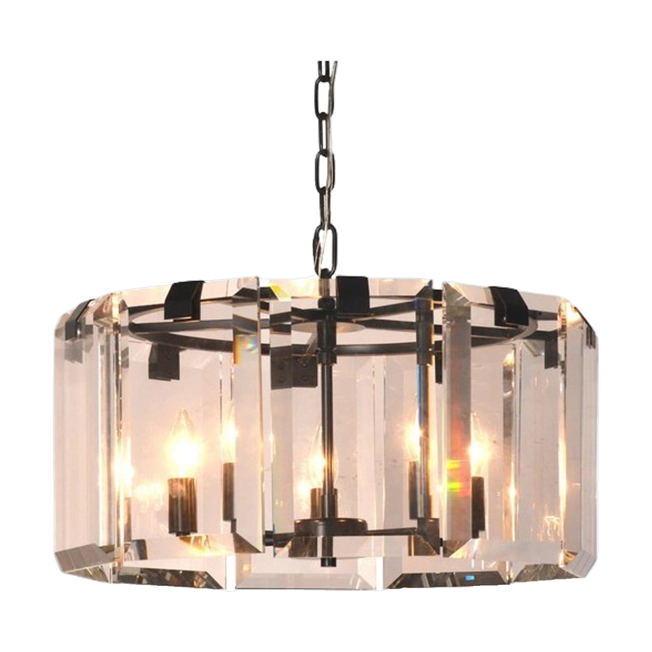 Ebnal Chandelier in Old Bronze