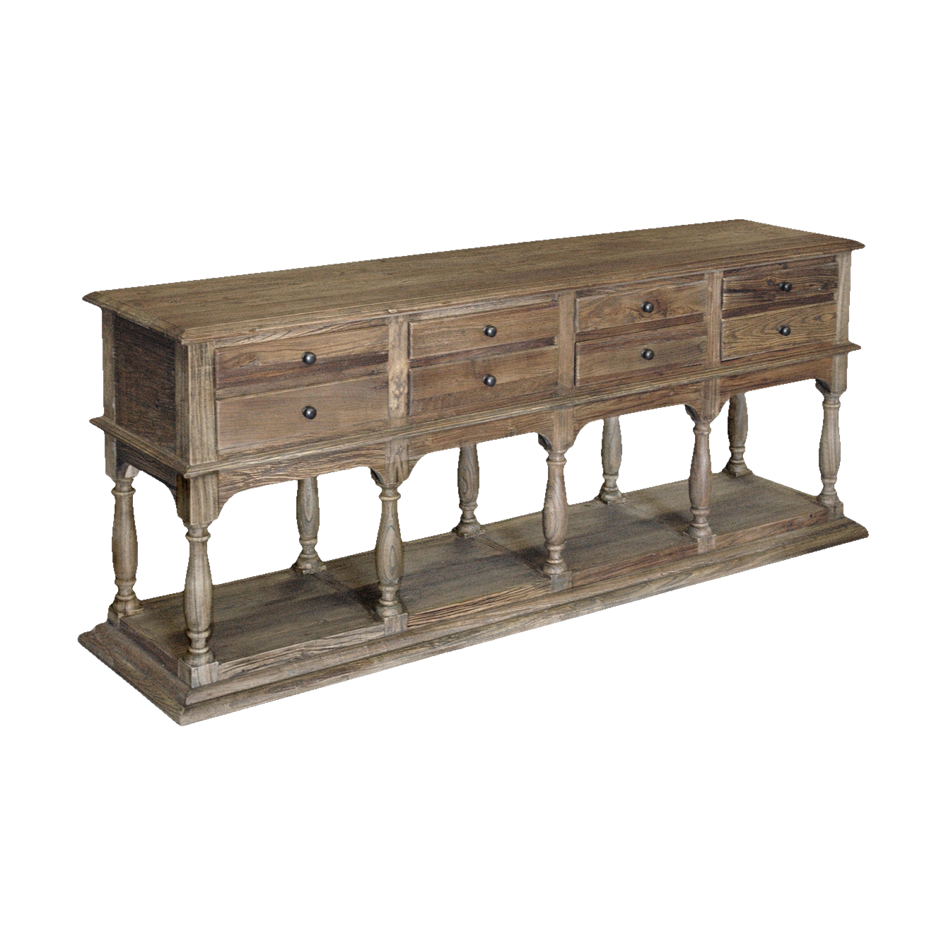 Elm 8 Drawer Console