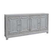 Four Door Server in Distressed Blue