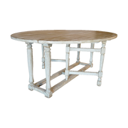 French Country Dining Table Antique Grey