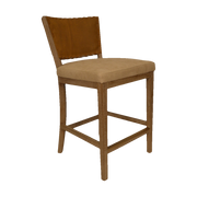 Garcia Counter Chair Brown Leather