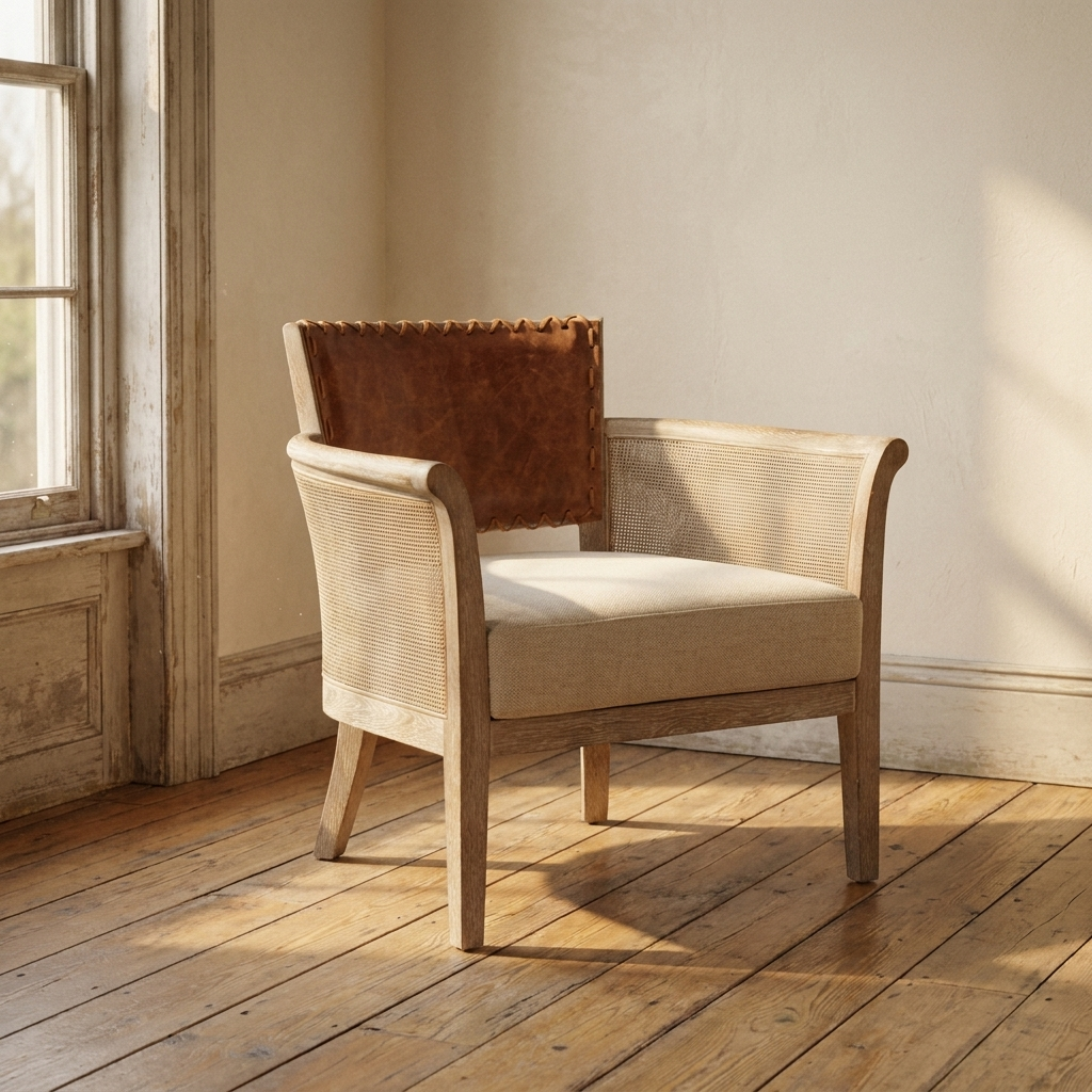 Lifestyle scene featuring Garcia Lounge Chair. AI-generated supplementary image; refer to primary product photos for color and material accuracy.