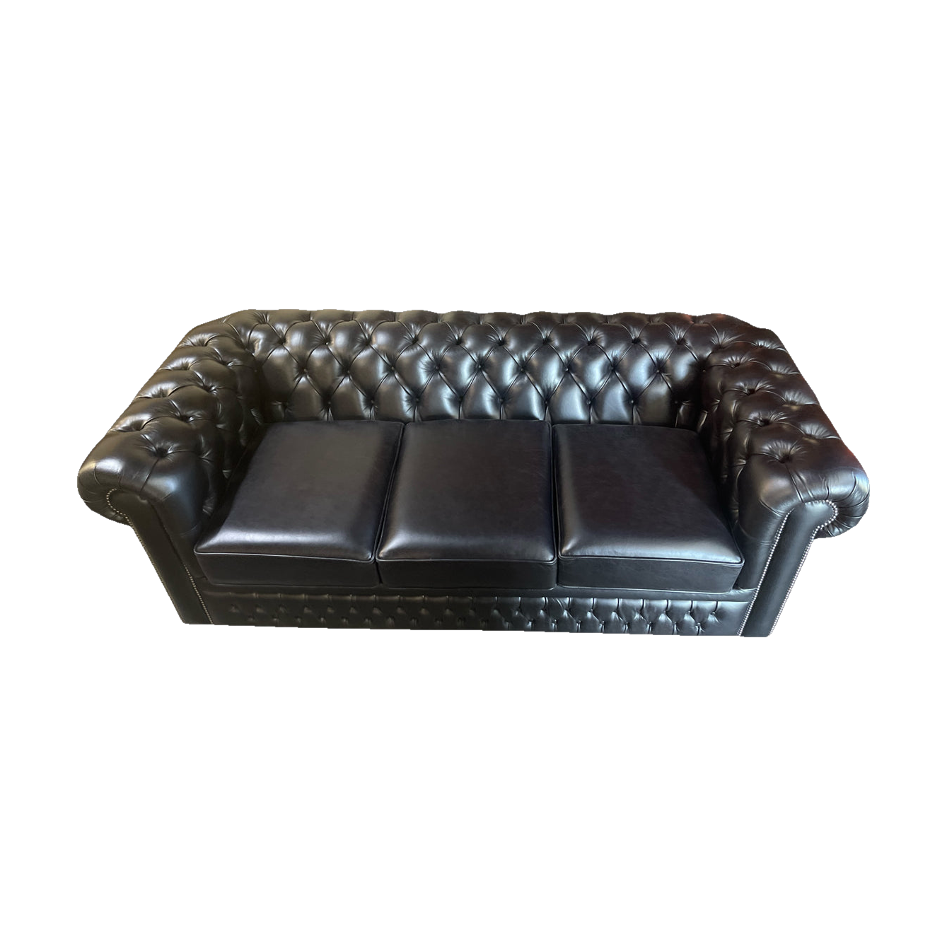 Guilford Sleeper in Black Leather