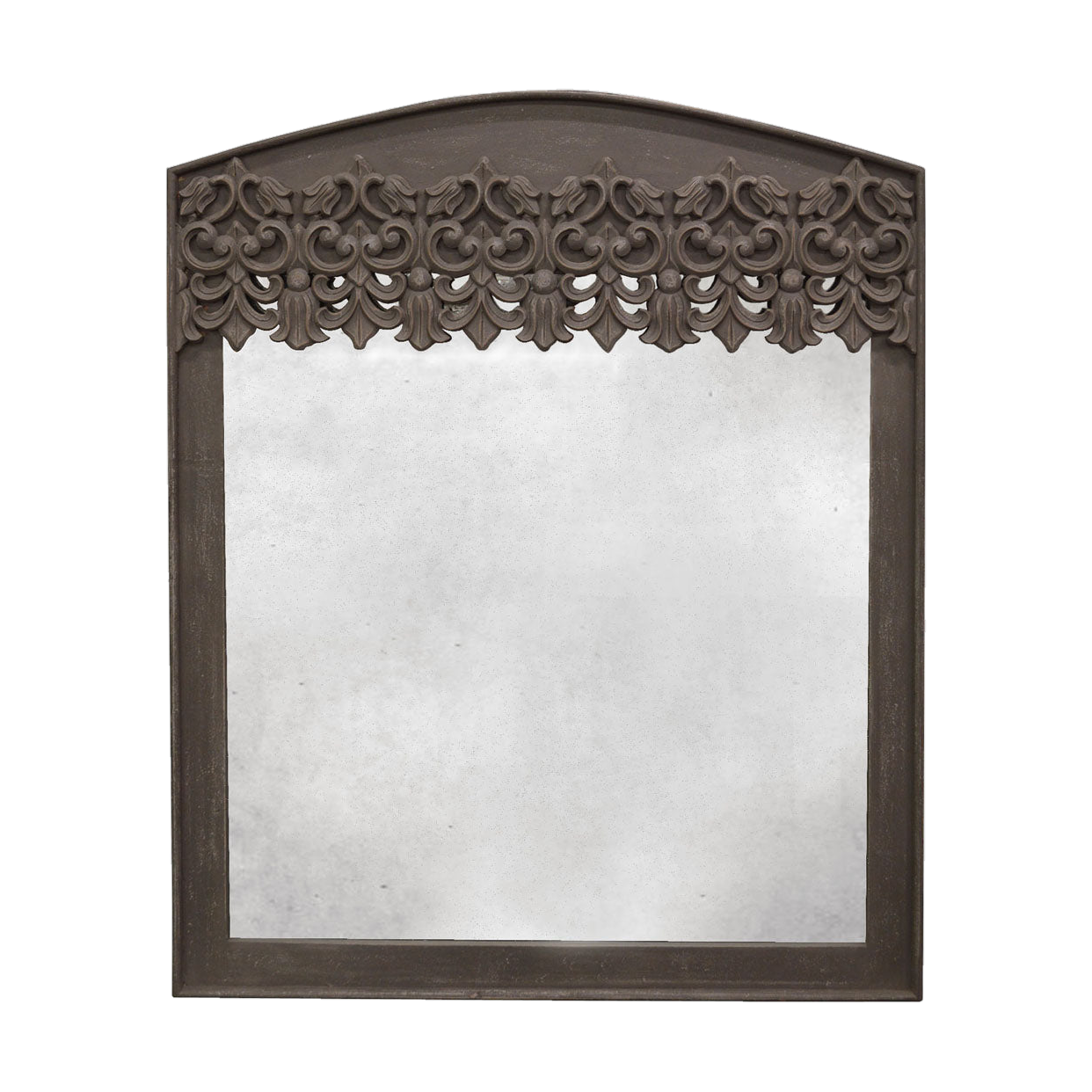 Hampden Hand Carved Arched Mirror