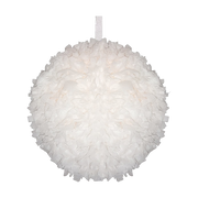 Hanging Gathered Fabric Lamp