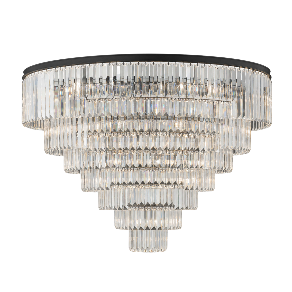 Jacques Chandelier In Old Bronze