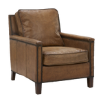 Keswick Club Chair in Antique Buffalo Leather