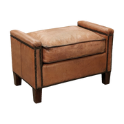 Keswick Ottoman in Antique Buffalo