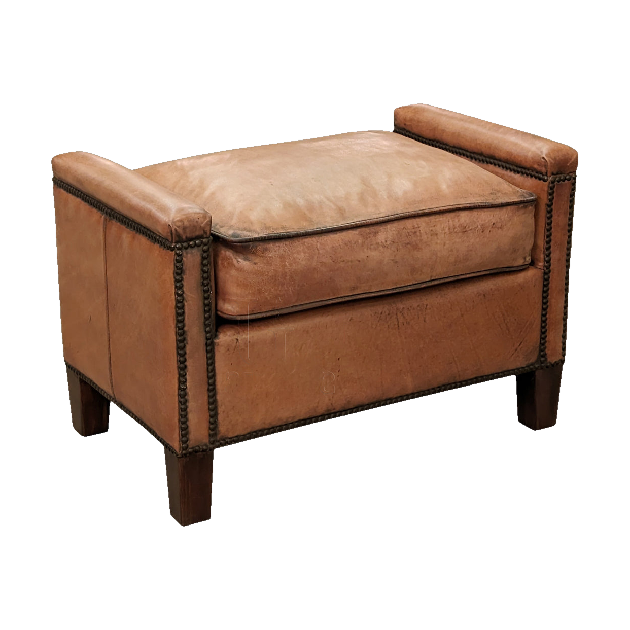 Keswick Ottoman in Antique Buffalo