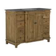 Large Single Vanity Panel Door Natural