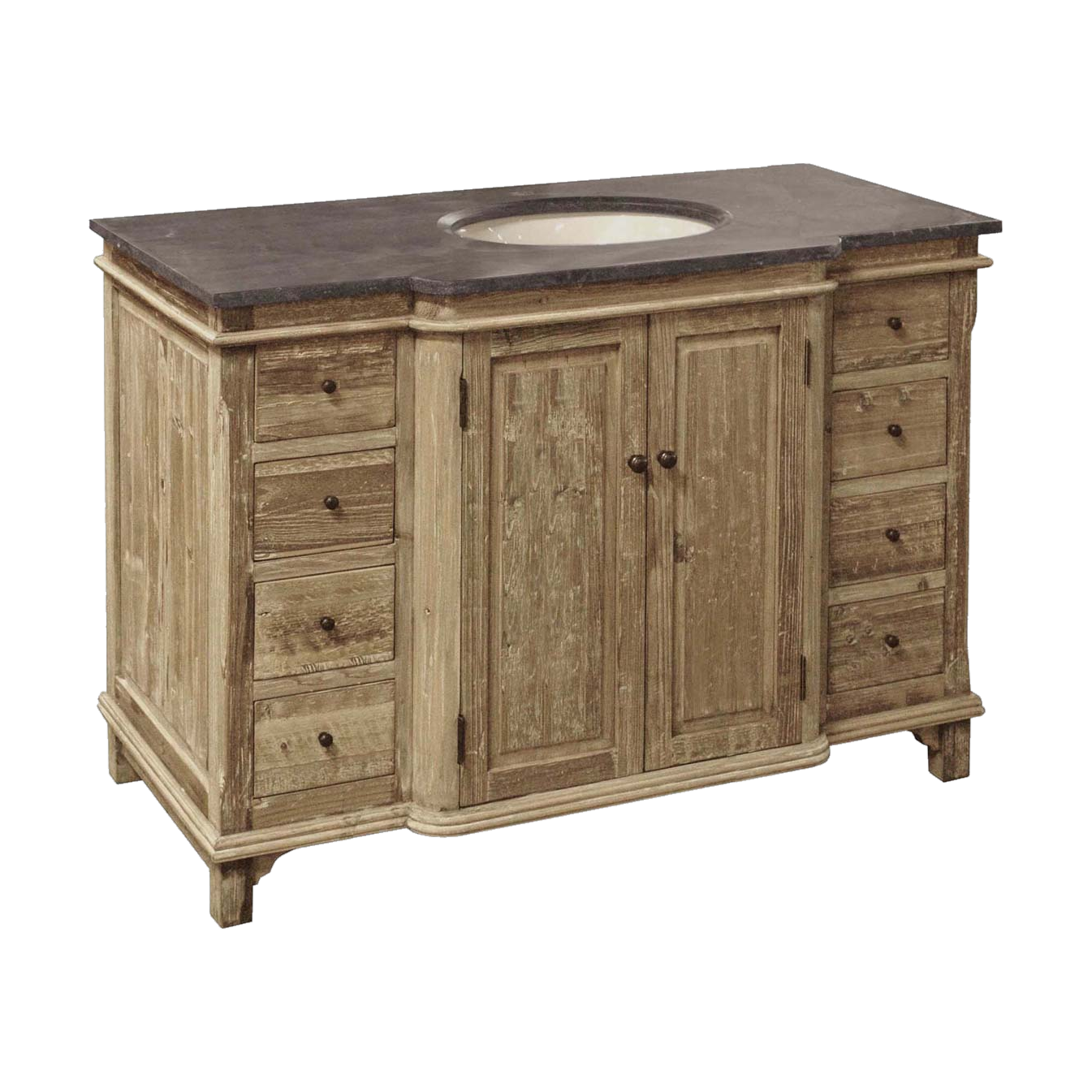 Large Single Vanity Panel Door, Washed