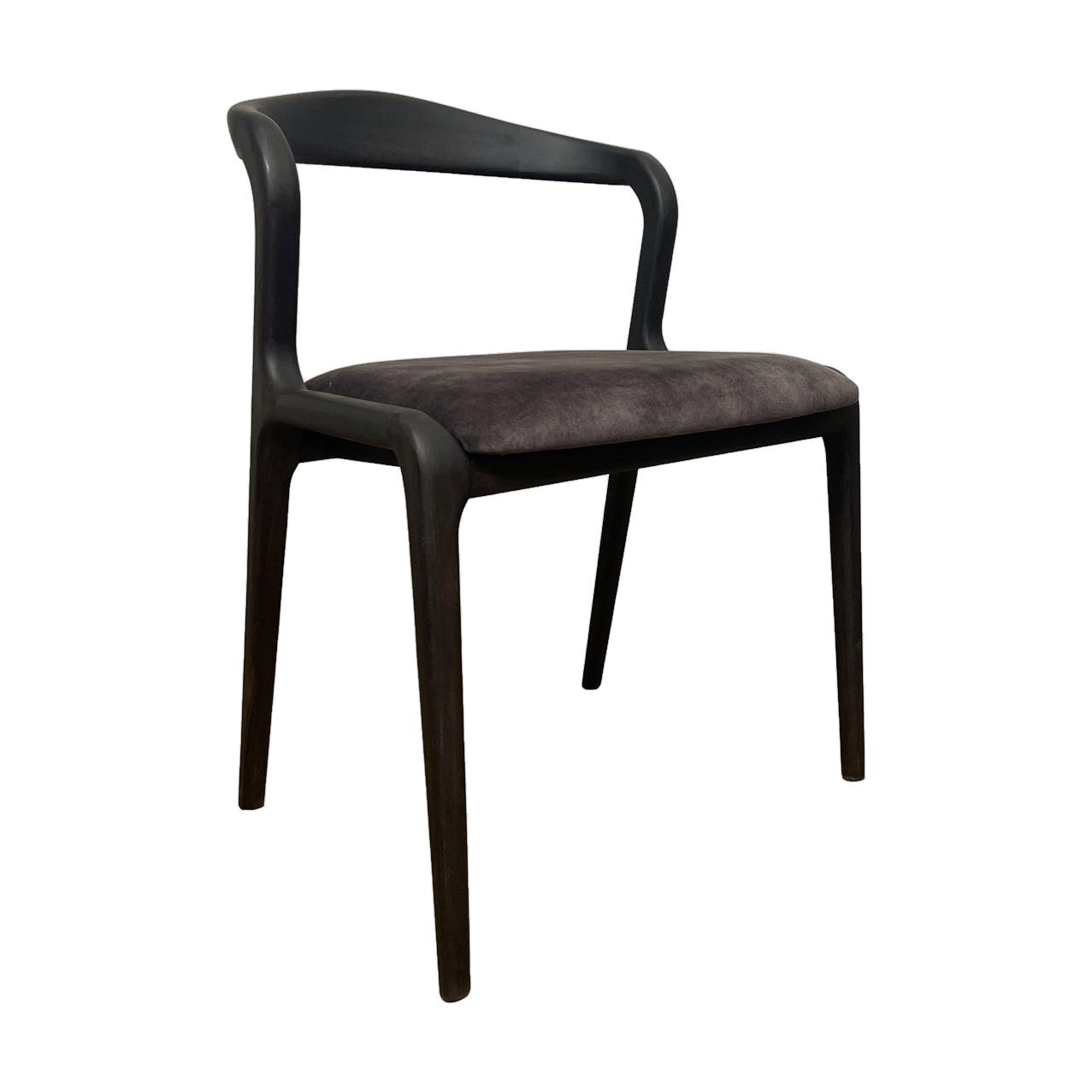 Laurence Side Chair in Adore Dark Grey