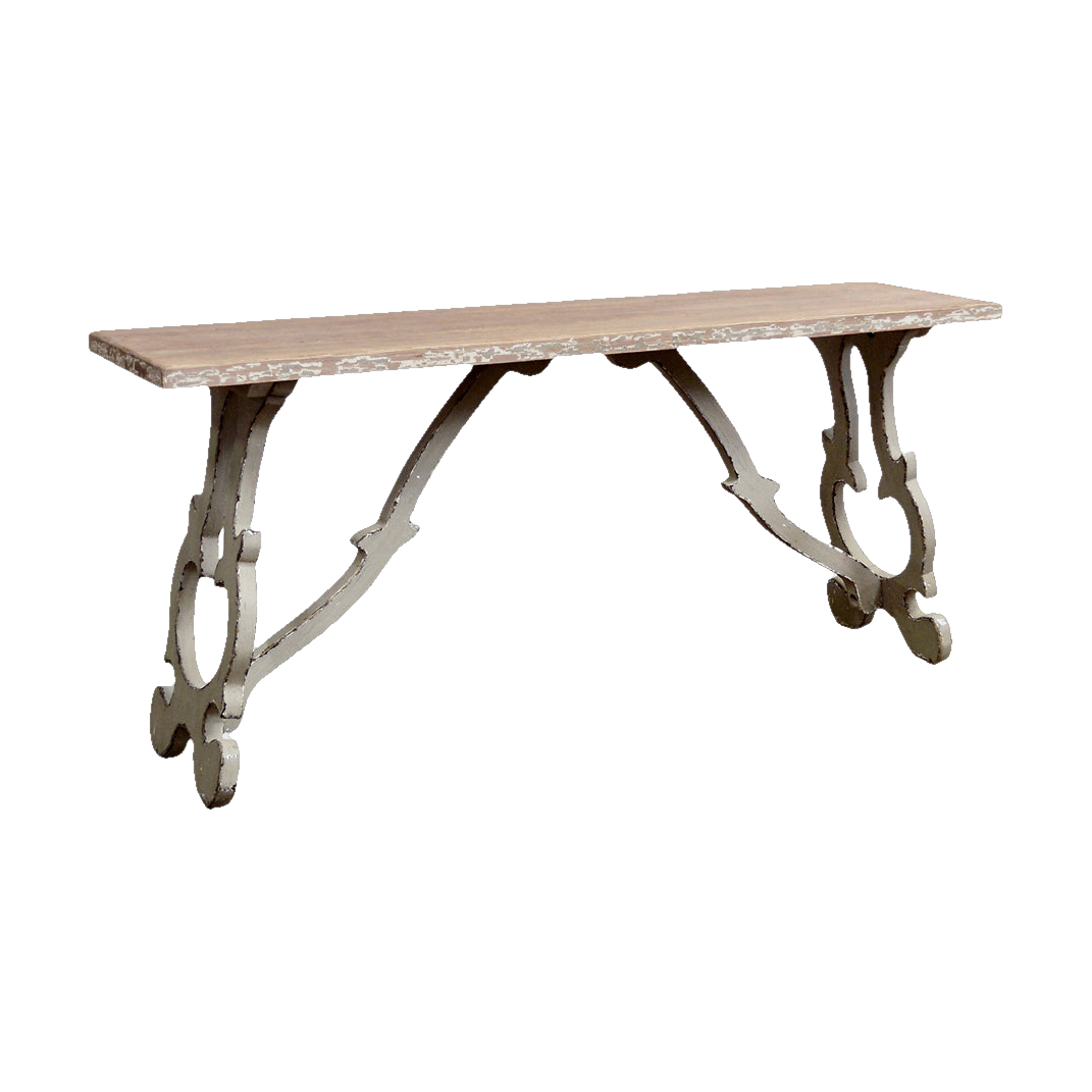 Leece Console w/ Antiqued Top