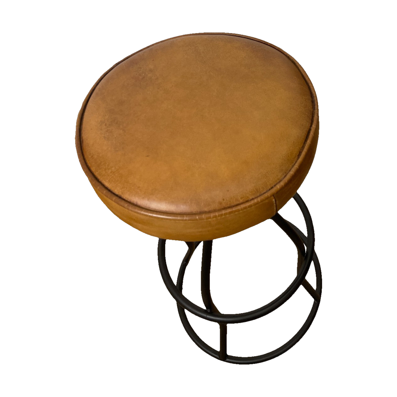 Lomond Bar Stool in Lt Brown Buffalo