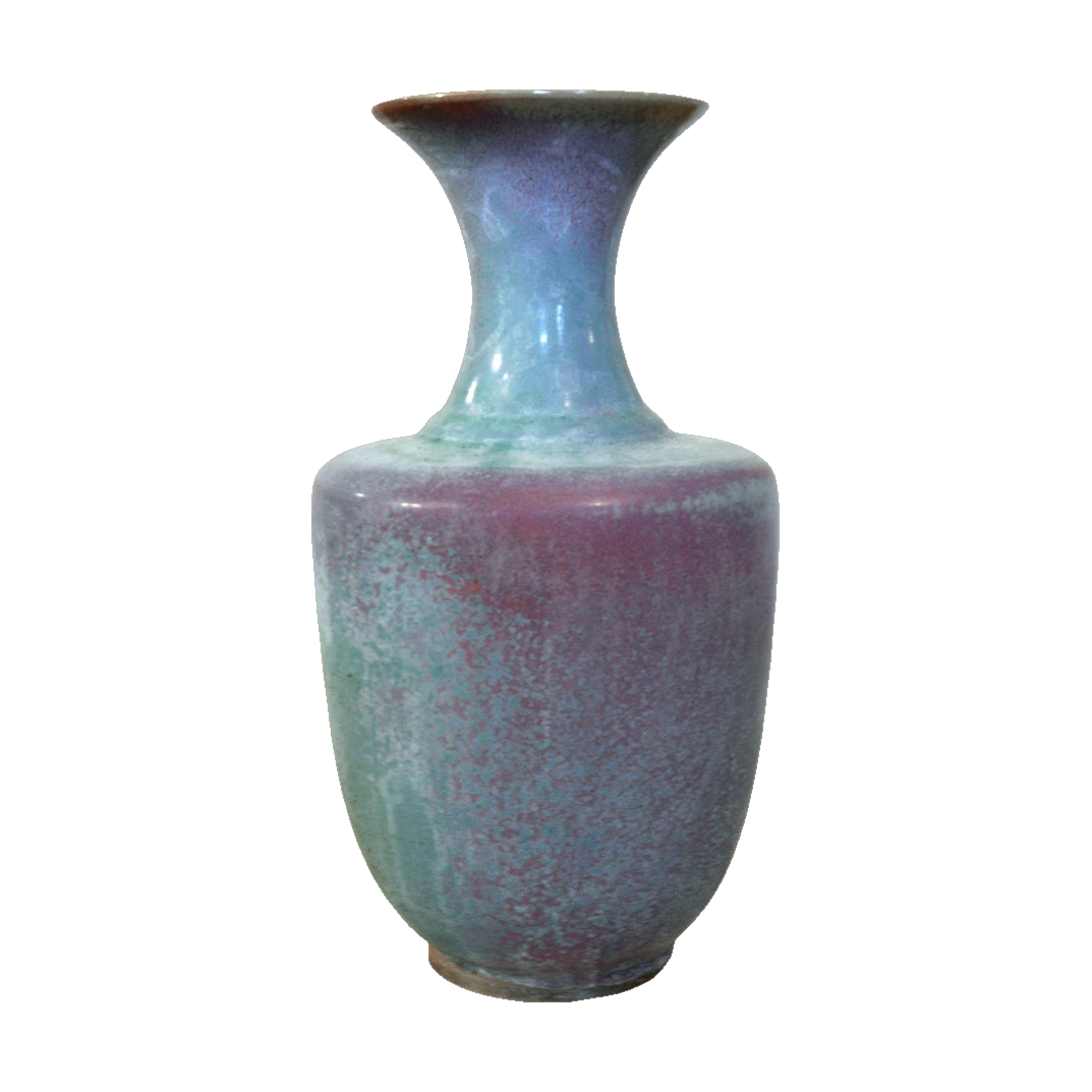 Long Neck Multicolored Vase