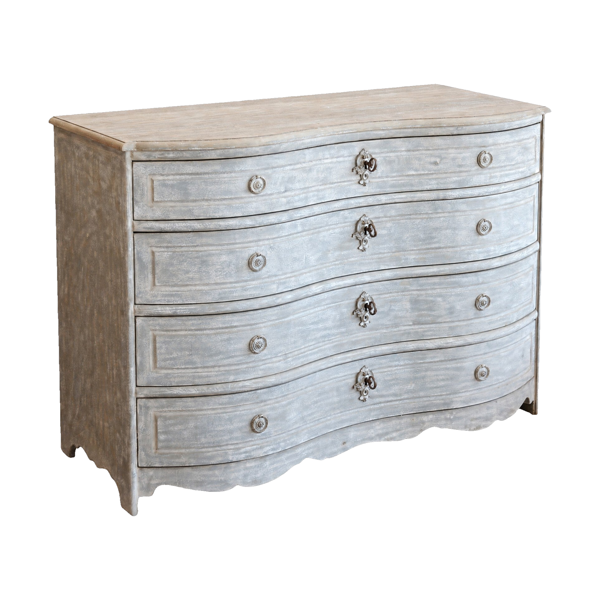 Lori Four Drawer Chest in French Blue