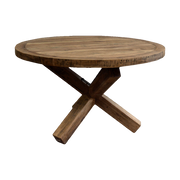 Mexico Round Teak Dining Table 51.5"