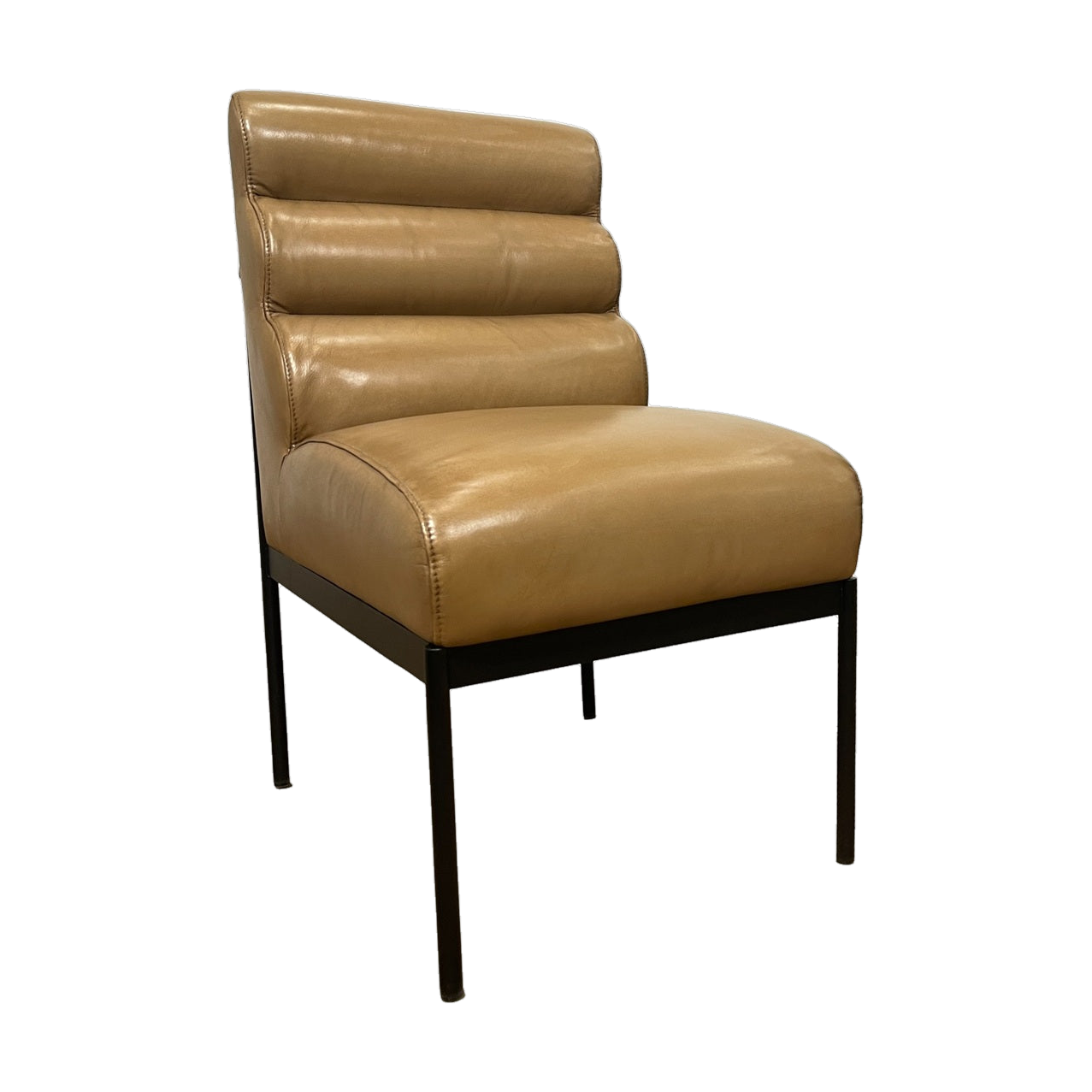 Milano Chair in Camel Leather