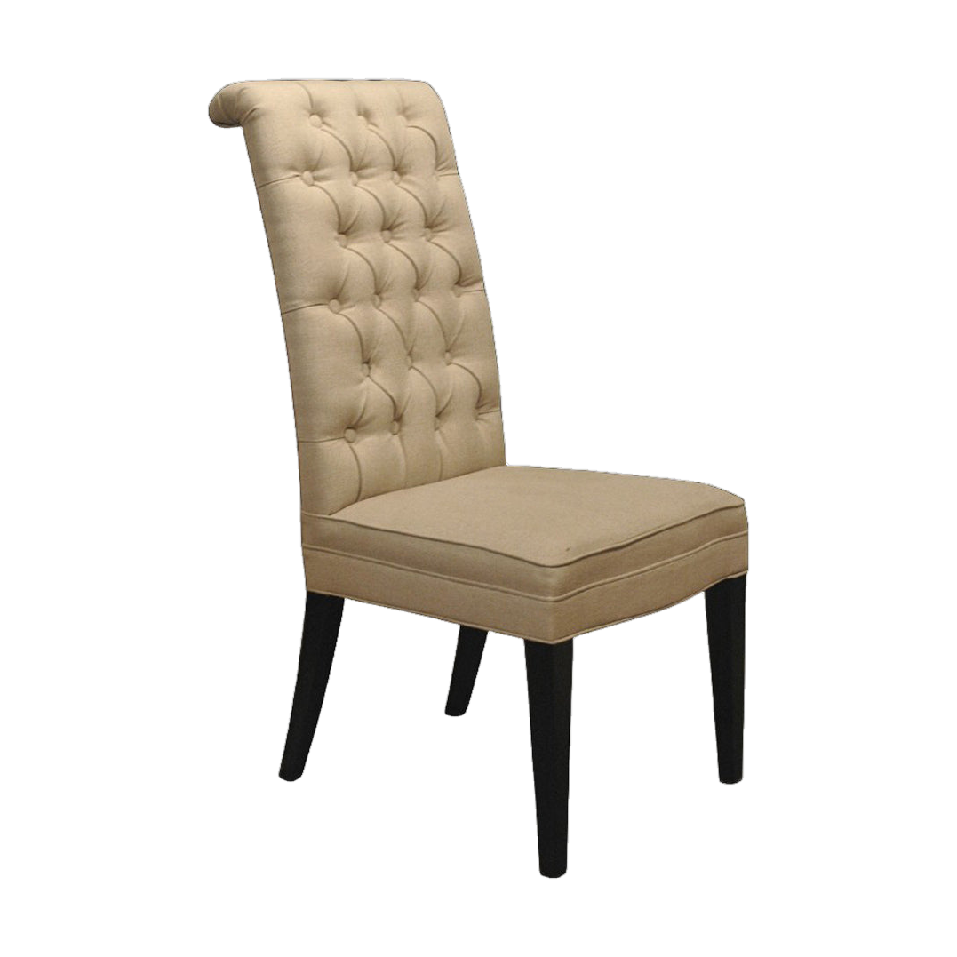 New Delhi Chair in Ecru Linen
