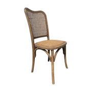 Oak Dining Chair w Cane Back