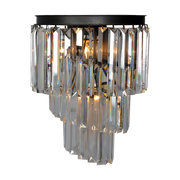 Optic Crystal Cascade Wall Sconce