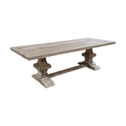 Paris Dining Table Large in Rustic Oak