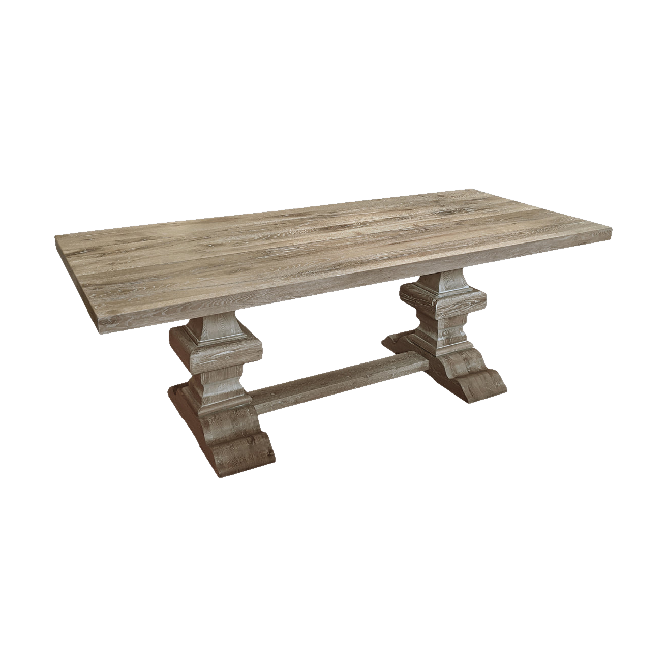 Paris Dining Table Small in Rustic Oak