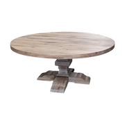 Paris Round D/T Large Rustic Oak