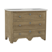 Patric Single Vanity with Marble Top