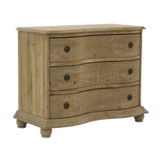 Pine 3 Drawer Chest in Natural Pine