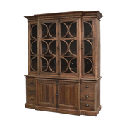 Pine Cabinet with Circular Design