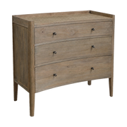 Privas Three Drawer Chest in White