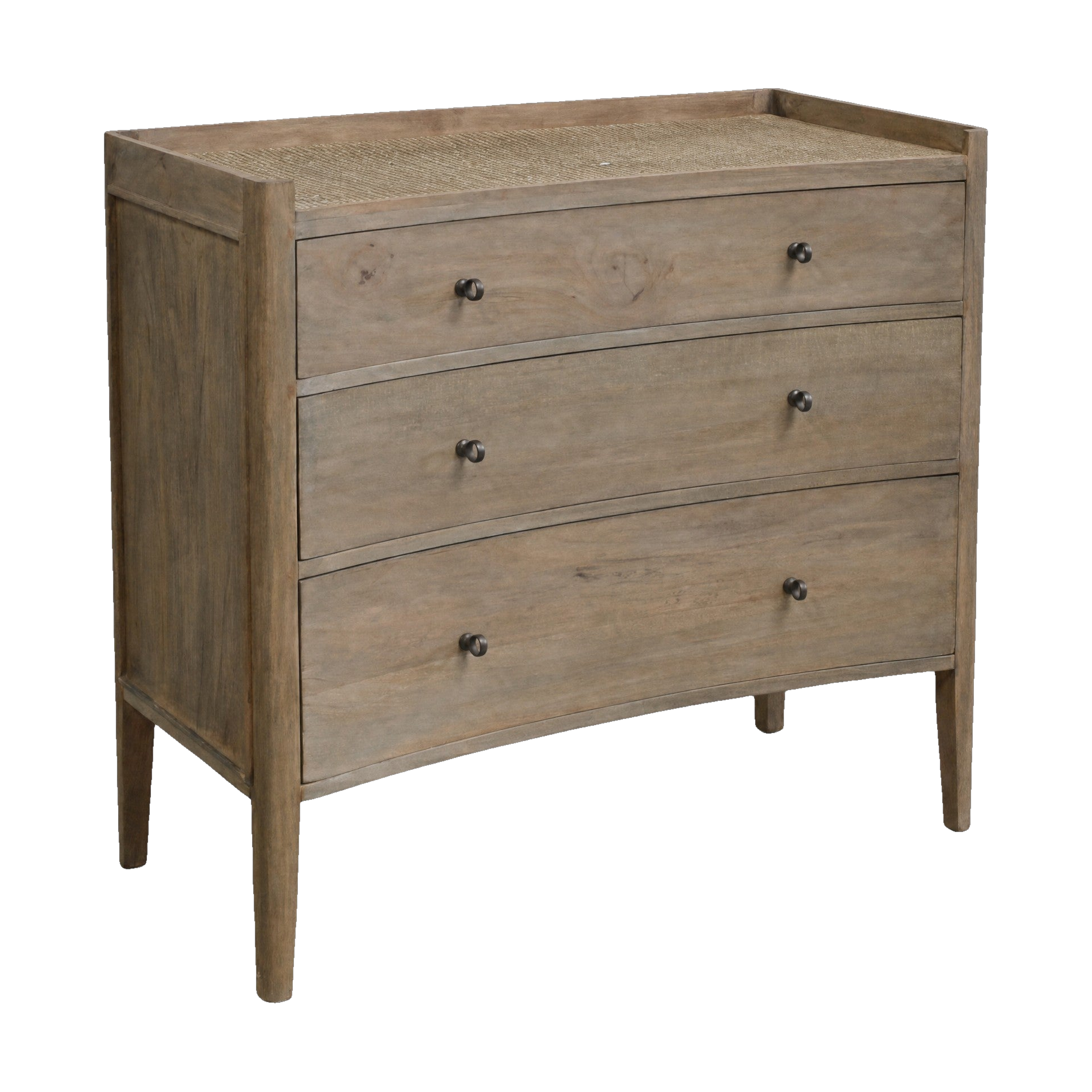 Privas Three Drawer Chest in White