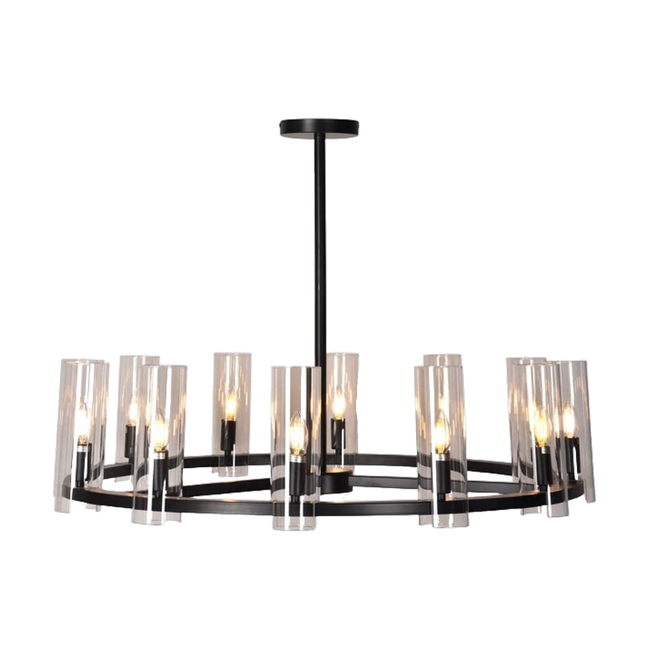 Radnor Chandelier in Matte Black