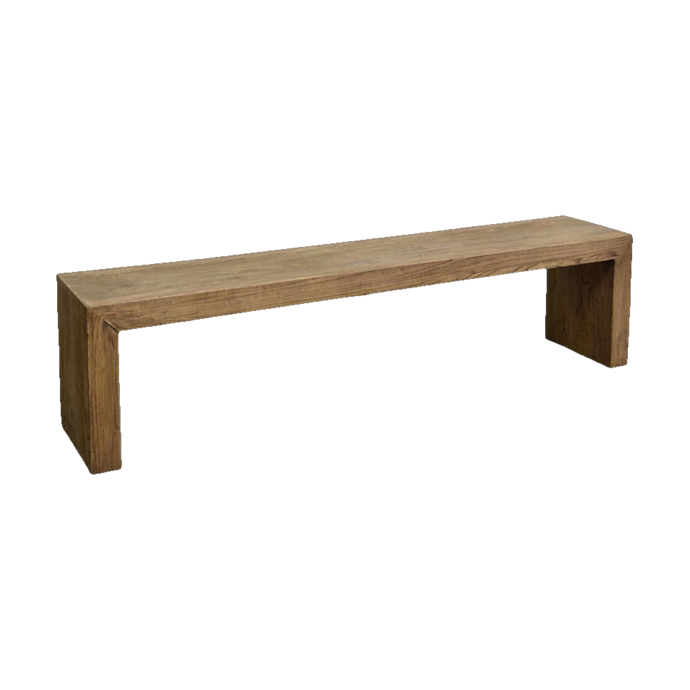 Reclaimed Elm Bench