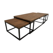 Reclaimed Elm Nesting Coffee Table