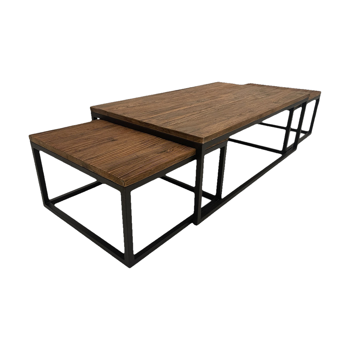 Reclaimed Elm Nesting Coffee Table